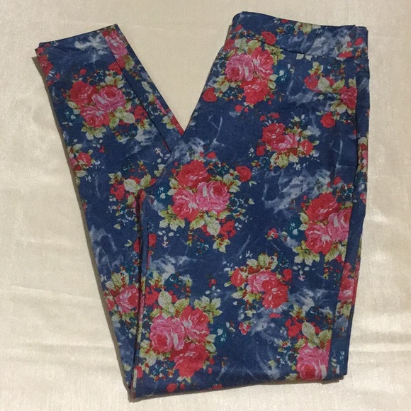 Steve Madden Pants - Steve Madden Leggings Floral Print